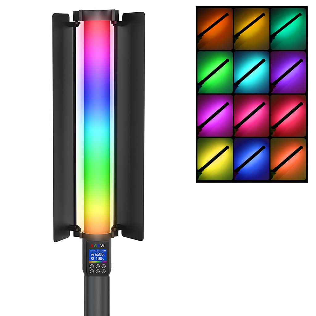 ZORBES Rgb Led Light Stick For Photography, Photography Light With Rgb Cct Hsi Mode, 3000K-6500K Adjustable, 18 Fx Light Effect, Barndoor, 4600Mah Battery For Youtube, Photoshoot Livestream ZORBES Rgb Led Light Stick For Photography, Photography Light With Rgb Cct Hsi Mode, 3000K-6500K Adjustable, 18 Fx Light Effect, Barndoor, 4600Mah Battery For Youtube, Photoshoot Livestream